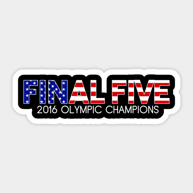 FINAL FIVE - USA GYMNASTICS OLYMPIC CHAMPIONS Sticker by jordynslefteyebrow